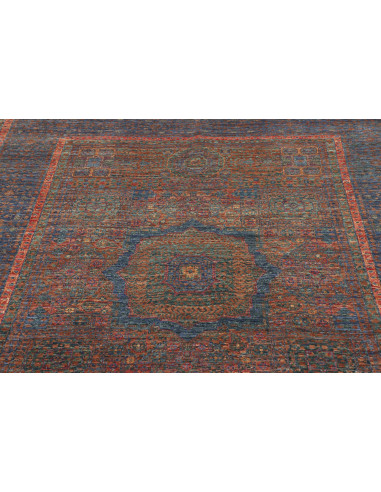 Rug Mamlouk Pakistan 145x207 Blue Brown Rust Te