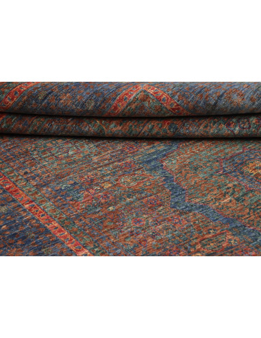 Rug Mamlouk Pakistan 145x207 Blue Brown Rust Te