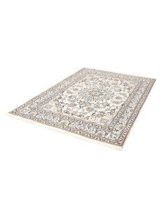 Rug Nain Kashmar Persia white grey 152x198 2