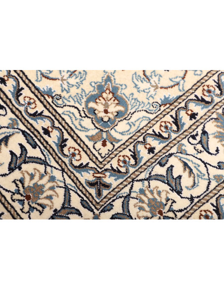 Rug Nain Kashmar Persia white grey 152x198