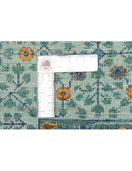 Rug Mamlouk Pakistan 169x238 Petrol Blue Gold B