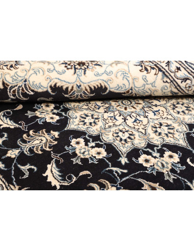 Tappeto Nain Kashmar Persia grigio 168x252