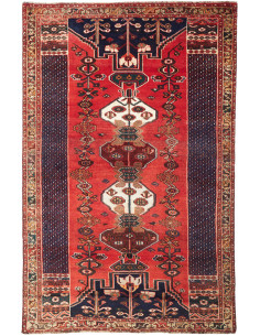 Tappeto Shiraz Persia rosso verde 163x260