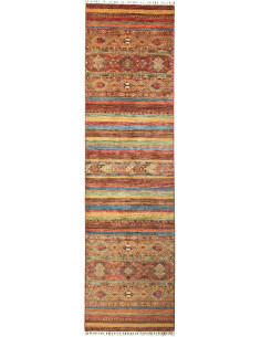 Tappeto Samarkand Pakistan 80x294 Terracotta Ru