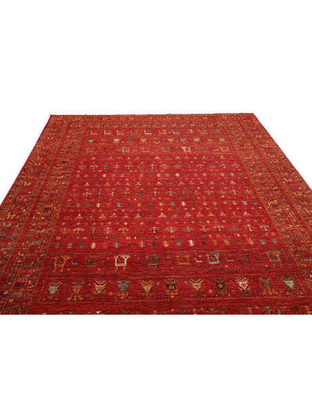 Tappeto Rubin Pakistan 243x339 Rosso Oro Blu Ve