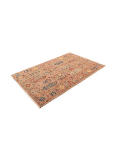 Rug Tribal Pakistan 123x188 Terracotta Rust Blu 2