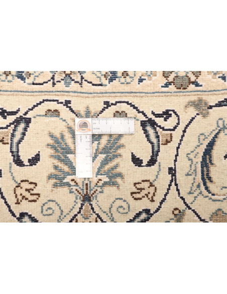 Rug Nain Kashmar Persia white grey 197x293