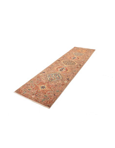 Rug Tribal Pakistan 80x295 Terracotta Orange Bl 2