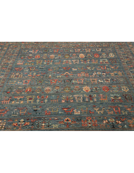 Tappeto Rubin Pakistan 243x348 Blu Petrolio Tur
