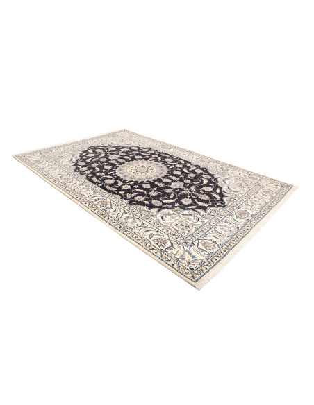 Tappeto Nain Kashmar Persia grigio 203x288