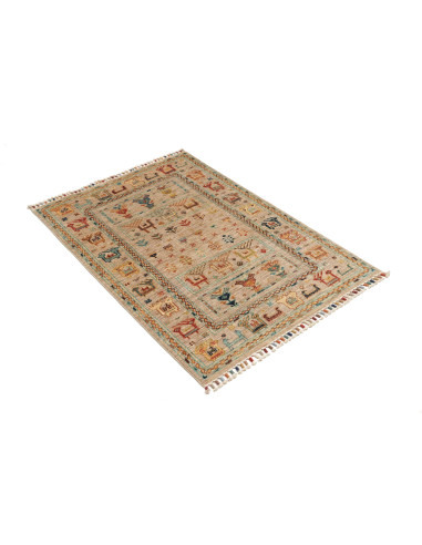 Tappeto Rubin Pakistan 82x123 Beige Blu Rosso G
