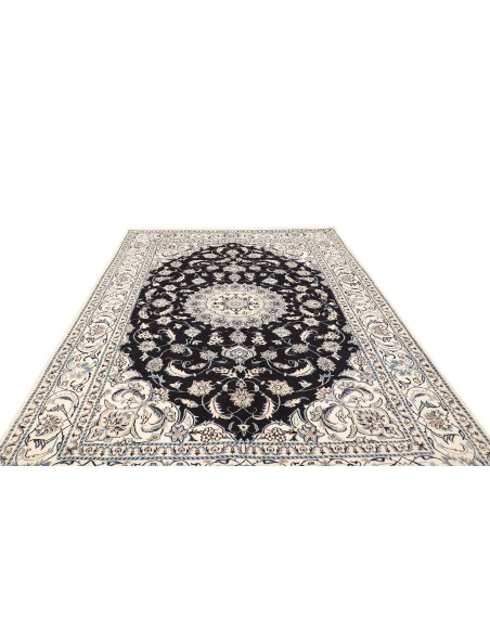 Tappeto Nain Kashmar Persia grigio 203x288
