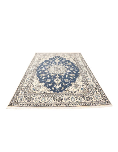 Rug Nain Kashmar Persia white grey 168x240