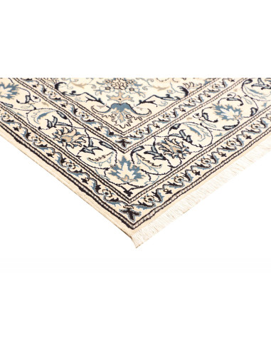 Tappeto Nain Kashmar Persia bianco grigio 168x240