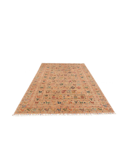 Tappeto Rubin Pakistan 164x244 Beige Sabbia Mul