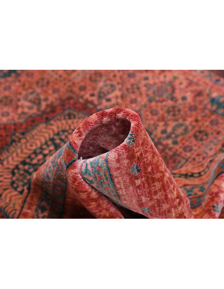 Rug Mamlouk Pakistan 148x199 Terracotta Petrol