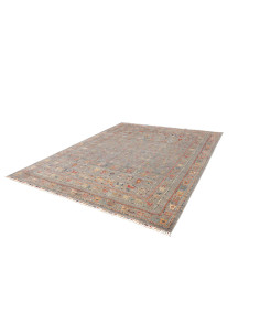 Rug Rubin Pakistan 244x306 Gray Beige Red Blue 2