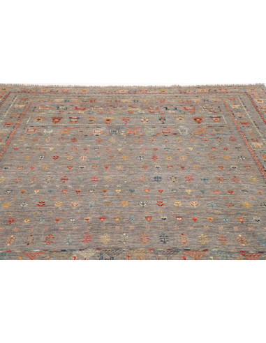 Tappeto Rubin Pakistan 244x306 Grigio Beige Ros