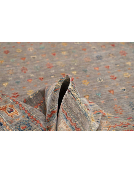 Tappeto Rubin Pakistan 244x306 Grigio Beige Ros