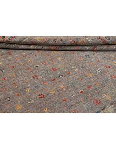 Rug Rubin Pakistan 244x306 Gray Beige Red Blue