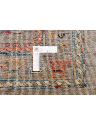 Tappeto Rubin Pakistan 244x306 Grigio Beige Ros