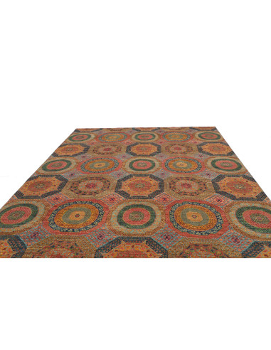 Rug Mamlouk Pakistan 249x304 Terracotta Red Blu