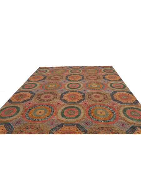 Rug Mamlouk Pakistan 249x304 Terracotta Red Blu