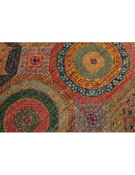 Rug Mamlouk Pakistan 249x304 Terracotta Red Blu