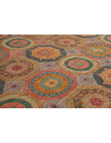Rug Mamlouk Pakistan 249x304 Terracotta Red Blu