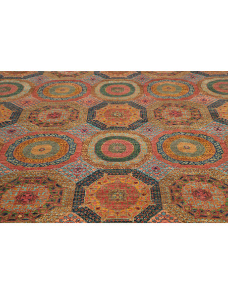 Rug Mamlouk Pakistan 249x304 Terracotta Red Blu