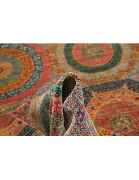 Rug Mamlouk Pakistan 249x304 Terracotta Red Blu