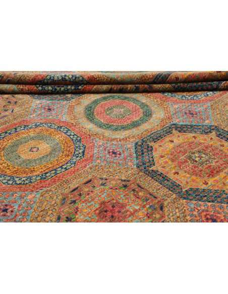 Rug Mamlouk Pakistan 249x304 Terracotta Red Blu