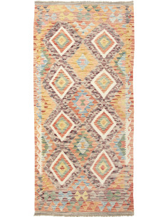 Tappeto Kilim Afghanistan marrone 100x215