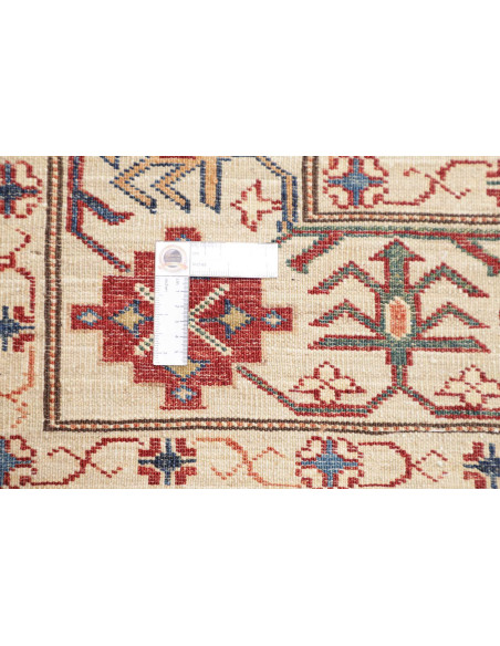 Rug Kazak Fine Pakistan 261x304 Beige Blue Red