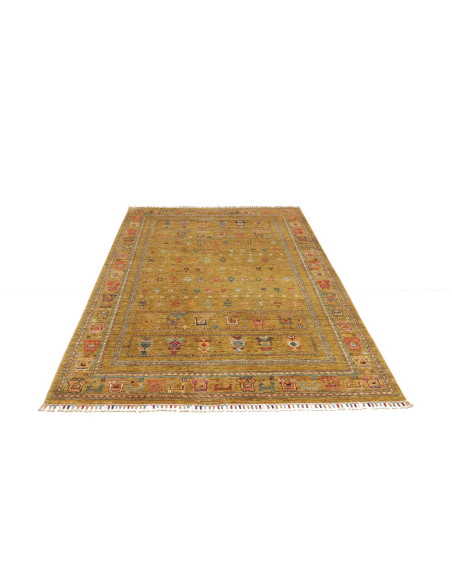 Tappeto Rubin Pakistan 150x206 Giallo Ocra Pred