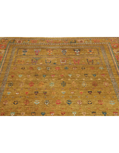 Tappeto Rubin Pakistan 150x206 Giallo Ocra Pred