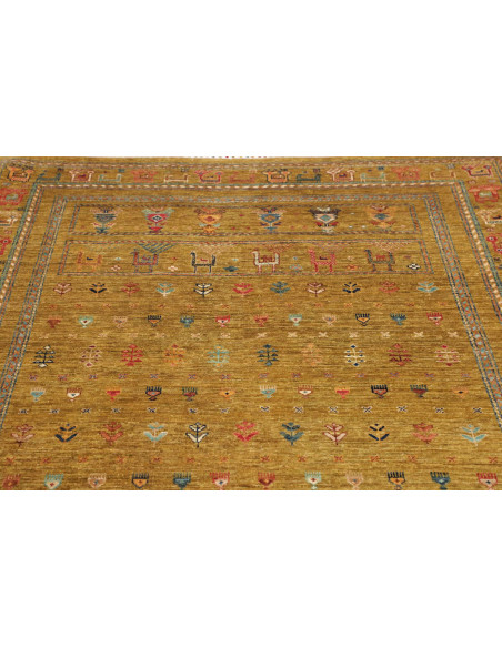 Tappeto Rubin Pakistan 150x206 Giallo Ocra Pred