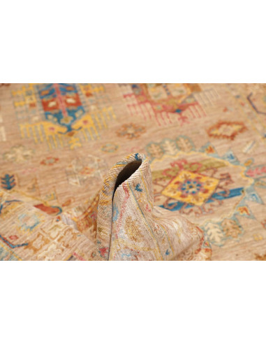 Tappeto Tribal Pakistan 150x197 Beige Rosso Blu