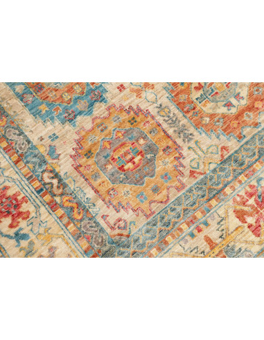 Rug Tribal Pakistan 147x198 Beige Terracotta Bl