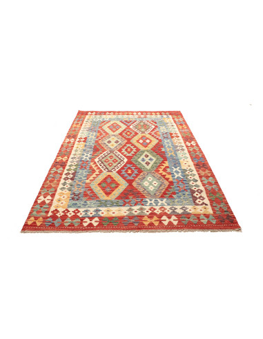 Tappeto Kilim Afghanistan marrone 154x209