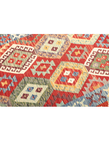 Tappeto Kilim Afghanistan marrone 154x209