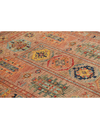 Tappeto Tribal Pakistan 151x203 Terracotta Blu