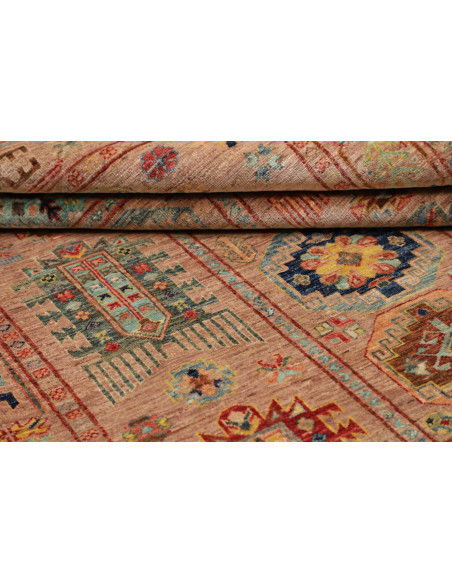 Tappeto Tribal Pakistan 151x203 Terracotta Blu