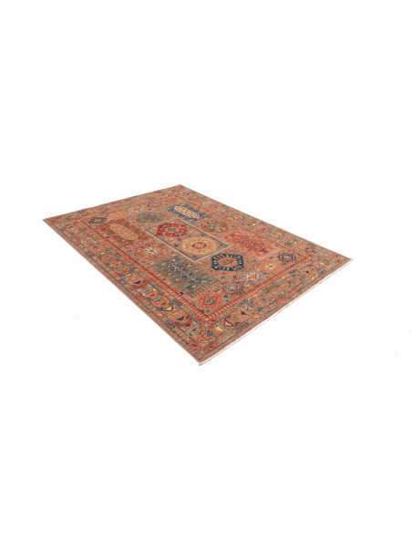 Rug Tribal Pakistan 148x194 Terracotta Blue Red
