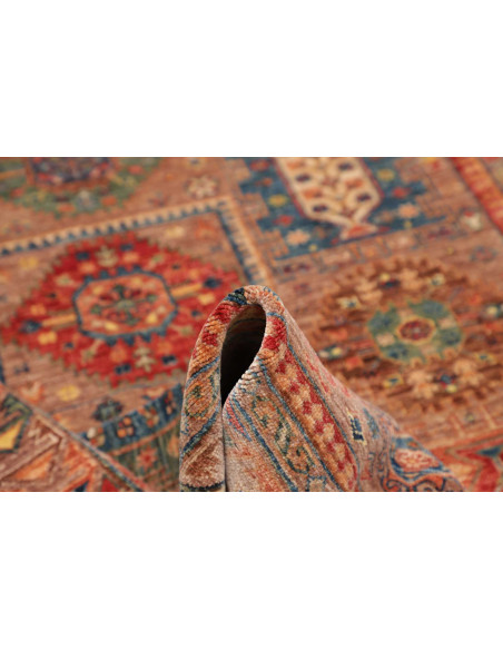Tappeto Tribal Pakistan 148x194 Terracotta Blu