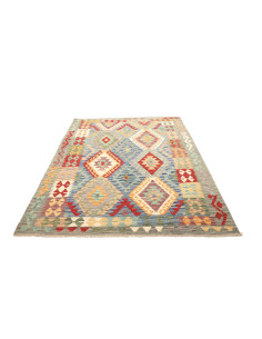Tappeto Kilim Afghanistan marrone beige 155x195 2