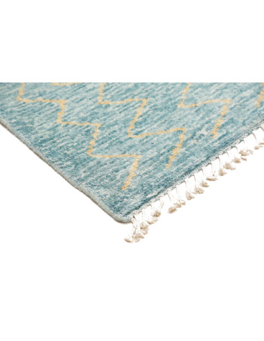 Rug Berber Pakistan 119x179 Aqua Blue