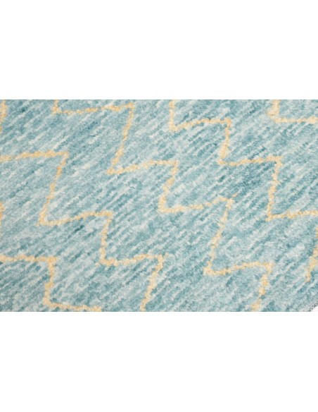 Rug Berber Pakistan 119x179 Aqua Blue