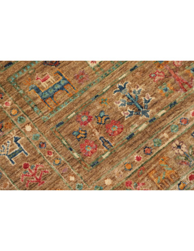 Tappeto Rubin Pakistan 72x187 Marrone Terra Ver