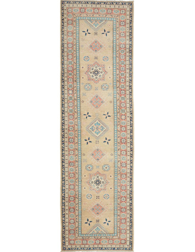 Rug Kazak Afghanistan 85x294 Beige